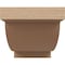 Ekena Millwork 12"W x 24"D x 12"H Wide Alpine Rough Cedar Woodgrain TimberThane Corbel, Primed Tan CORUR12X24X12ALPRCPR - alternate 2